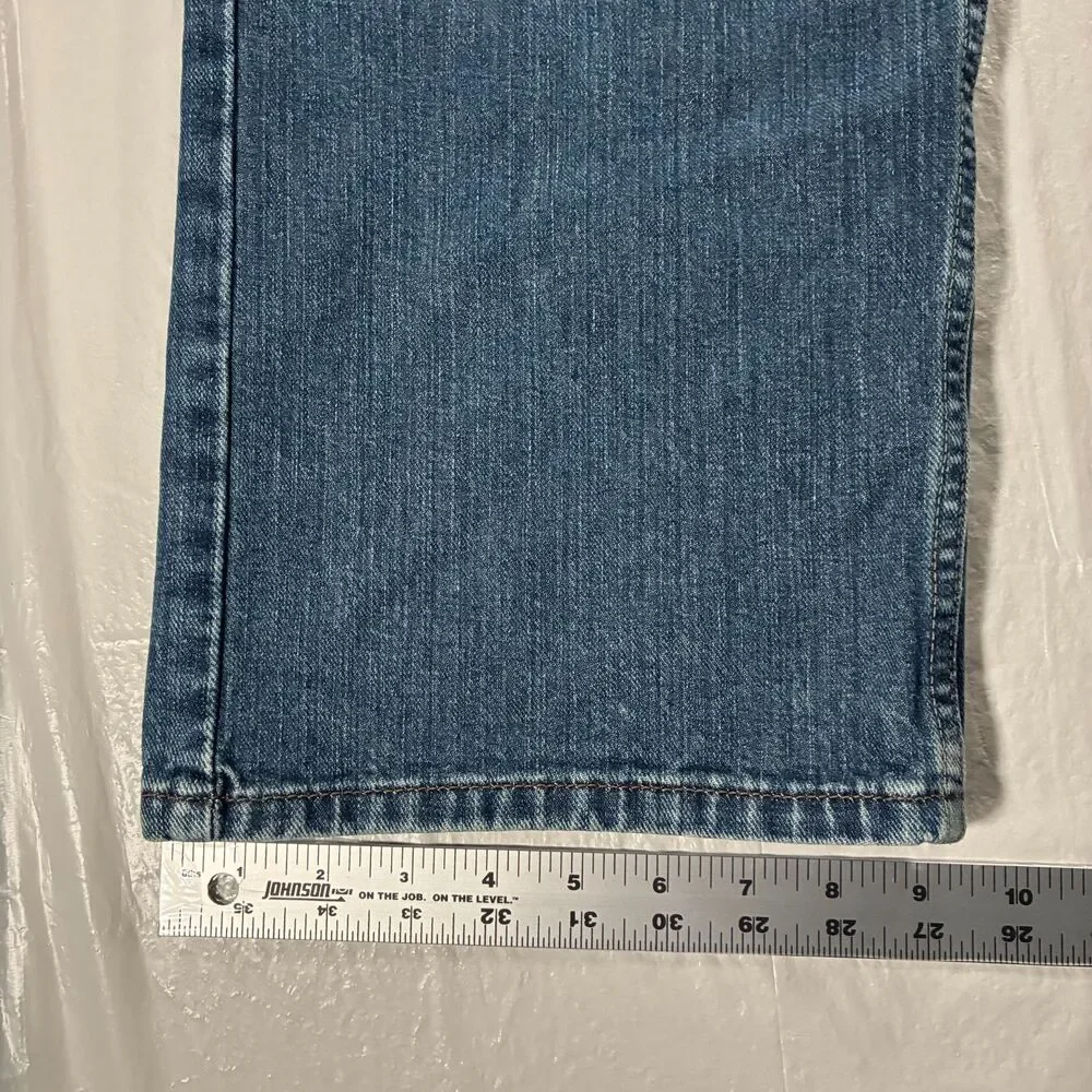 VTG Levi's 569 Loose Straight Jeans Mens 34x32 Light Wash Blue Baggy Denim Y2K